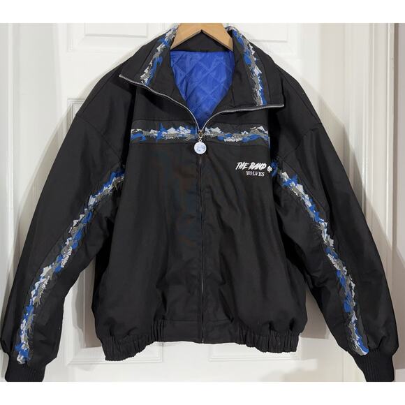 The Band Of Wolves Echos Of The Hunt Hybrid Blue Black Winter Coat Jacket LARGE - Picture 1 of 4